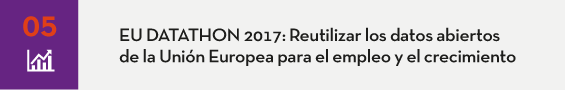 UEDatathon, datos abiertos, reutilización 