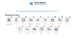 Captura de Datos abiertos del cabildo de Tenerifo