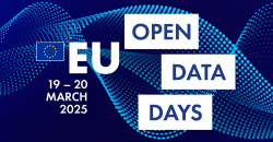 Cartel EU Open Data Days 2025: 19-20 marzo 2025