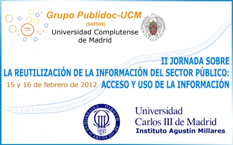 II Jornada sobre reutilización de la información del sector público II Jornada sobre reutilización de la información del sector público
