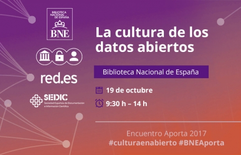 La cultura de los datos abiertos: Biblioteca Nacional de España 19 de octubre La cultura de los datos abiertos: Biblioteca Nacional de España 19 de octubre